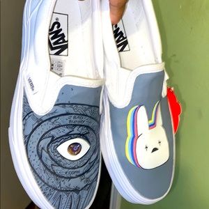bad bunny customized vans by @vvjessonig